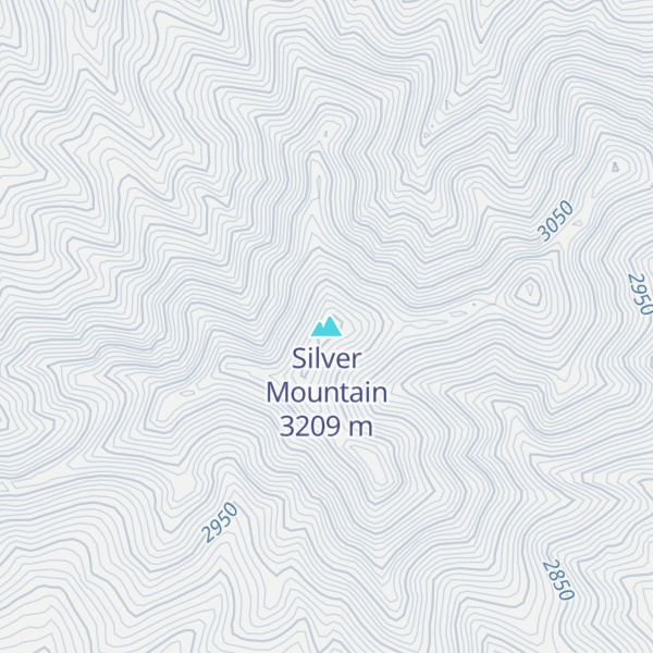 Map of Silver Mountain