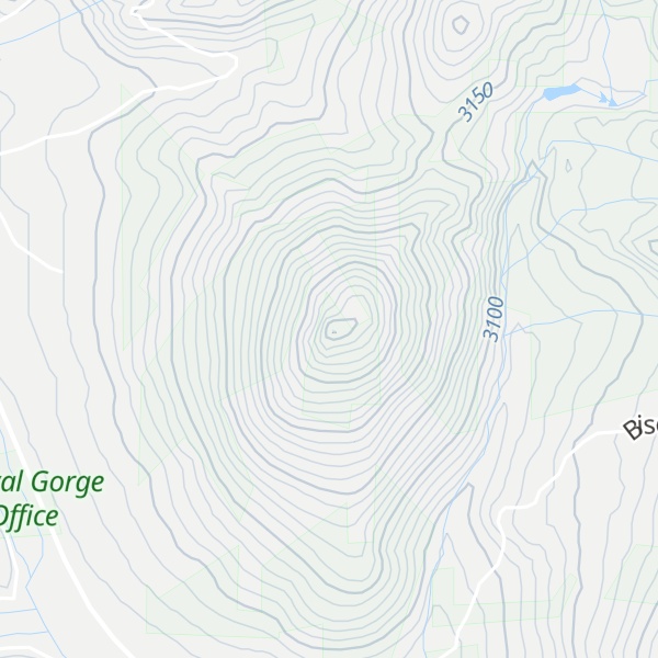 Map of Trachyte Knob