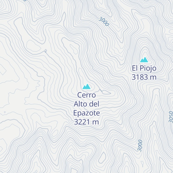 Map of Cerro Alto del Epazote