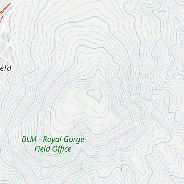 Map of Big Bull Mountain