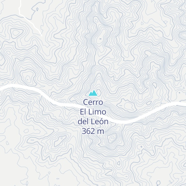Map of Cerro El Limo del León