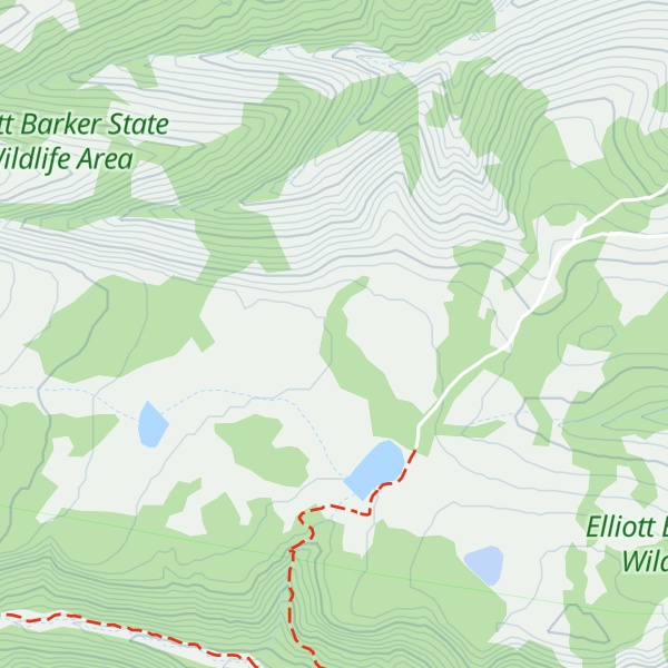 Map of Wilson Mesa