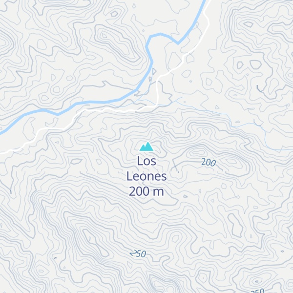 Map of Los Leones