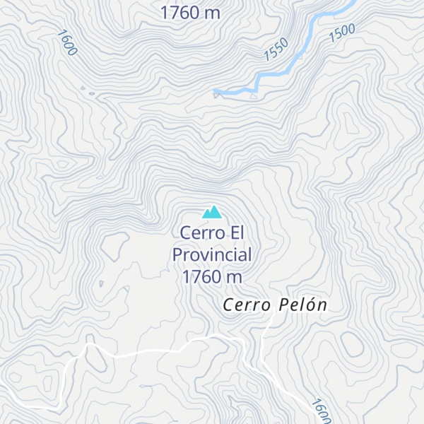 Map of Cerro El Provincial