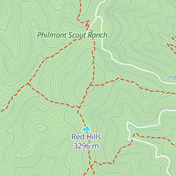 Map of Big Red