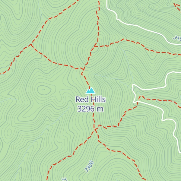 Map of Red Hills