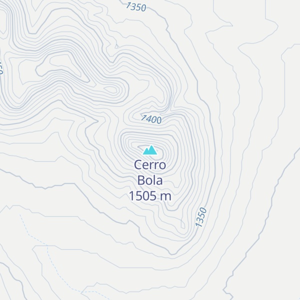 Map of Cerro Bola