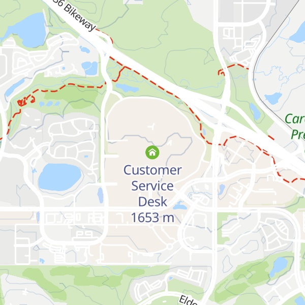 Map of Customer Service Desk
