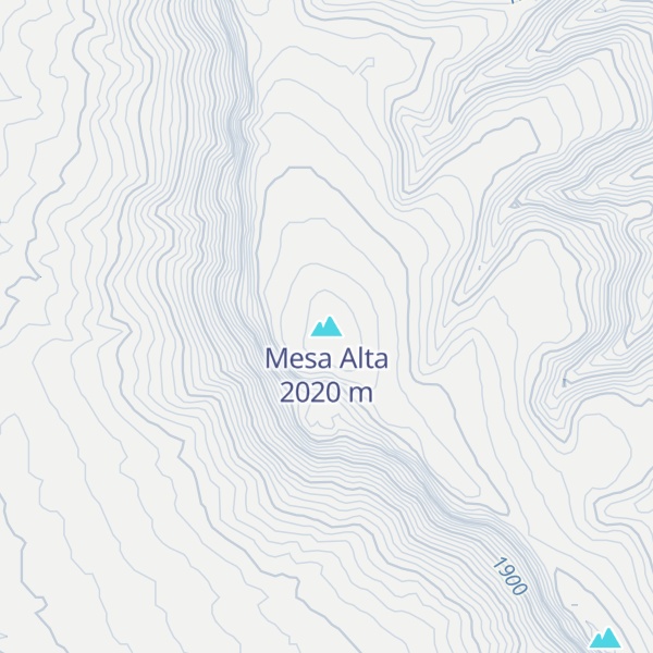 Map of Mesa Alta