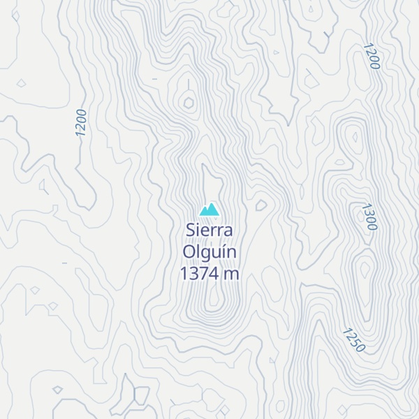 Map of Sierra Olguín