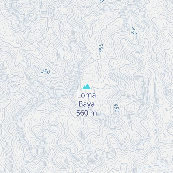 Map of Loma Baya