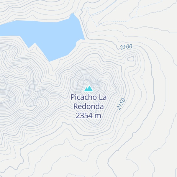 Map of Picacho La Redonda