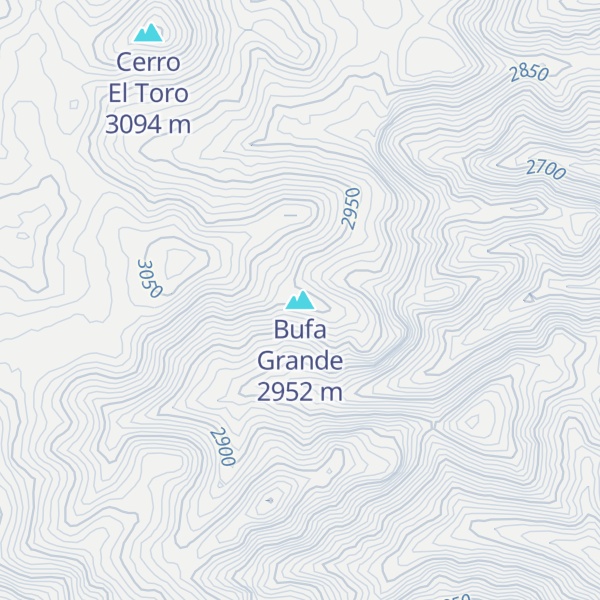 Map of Bufa Grande