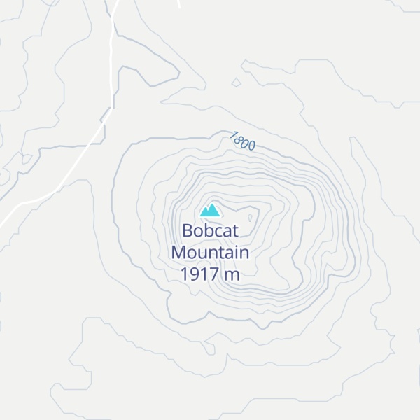Map of Bobcat Mountain
