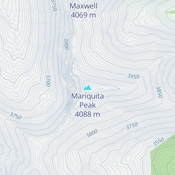 Map of Mariquita Peak