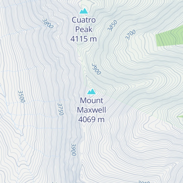 Map of Mount Maxwell