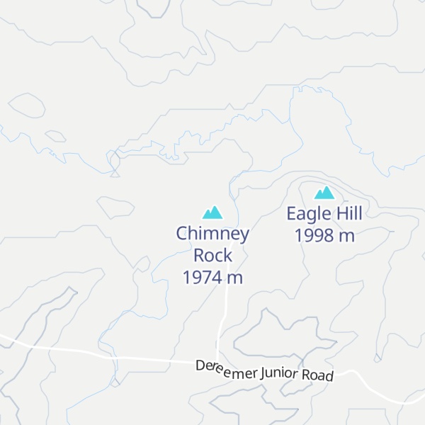 Map of Chimney Rock
