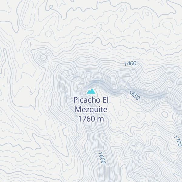 Map of Picacho El Mezquite