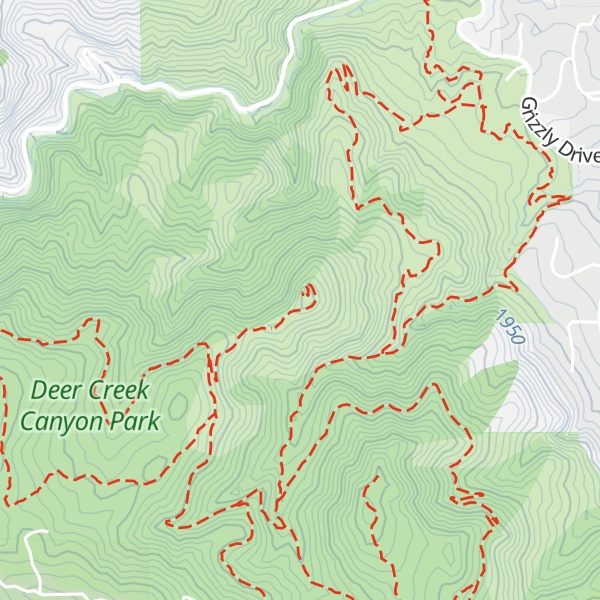 Map of Bill Couch Mountain