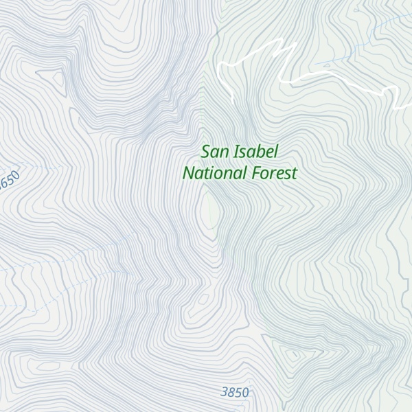 Map of Trinchera Peak