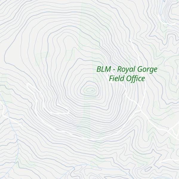 Map of Rhyolite Mountain
