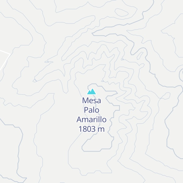 Map of Mesa Palo Amarillo