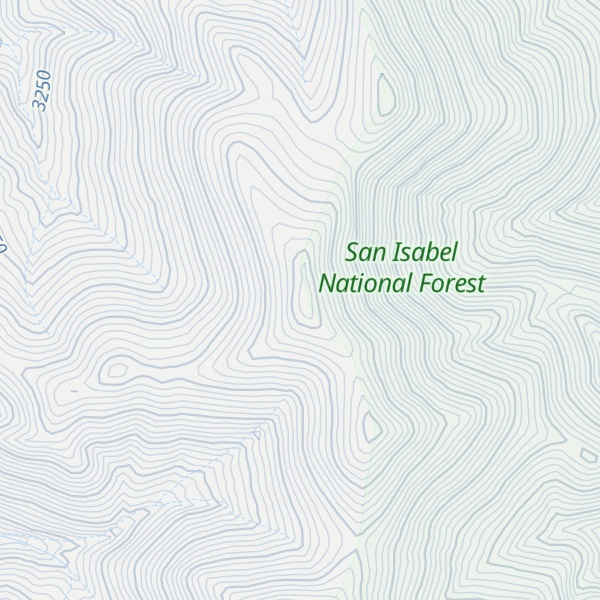Map of Napoleon Peak