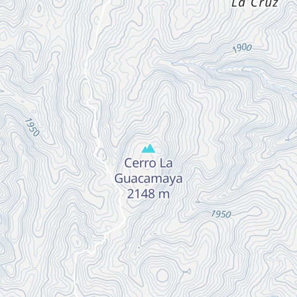 Map of Cerro La Guacamaya