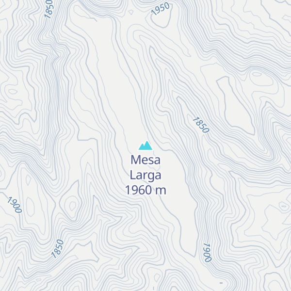Map of Mesa Larga
