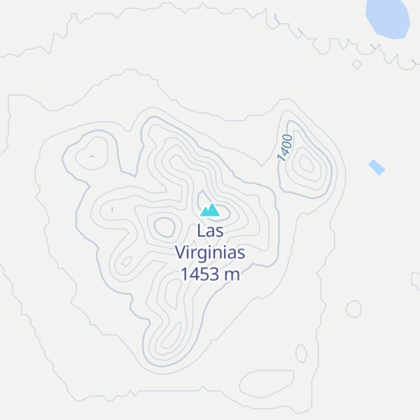 Map of Las Virginias