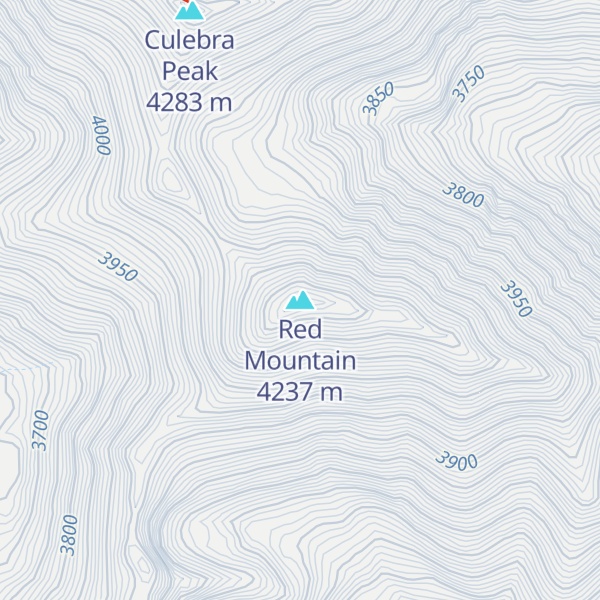 Map of Red Mountain