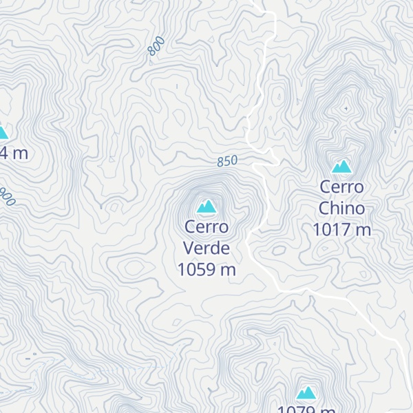 Map of Cerro Verde