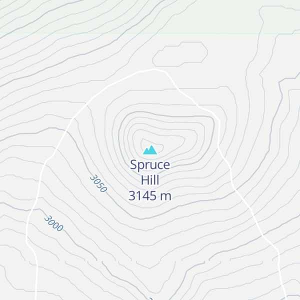 Map of Spruce Hill