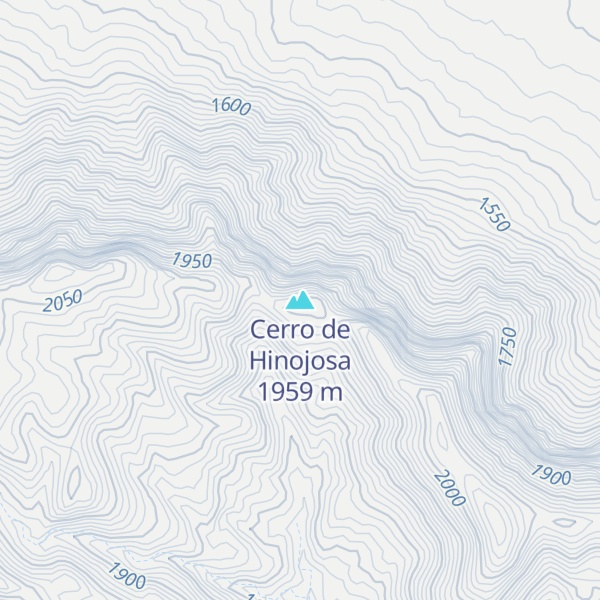 Map of Cerro de Hinojosa