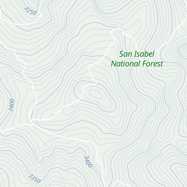 Map of Deer Peak