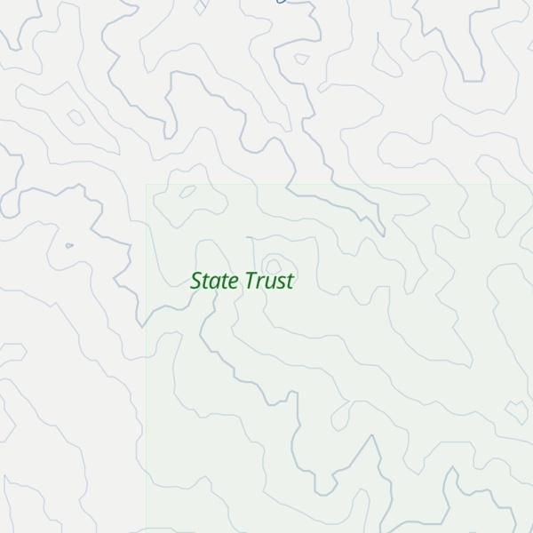 Map of Little Pilgrim Butte