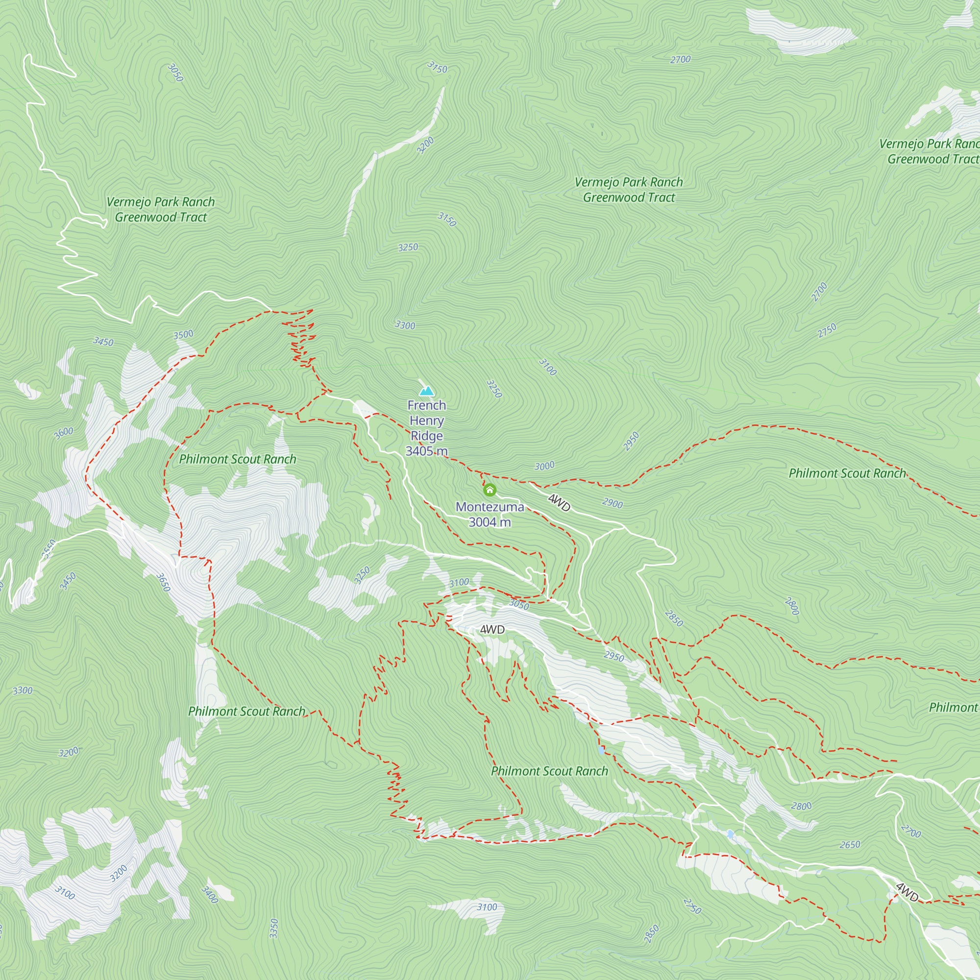 Montezuma map