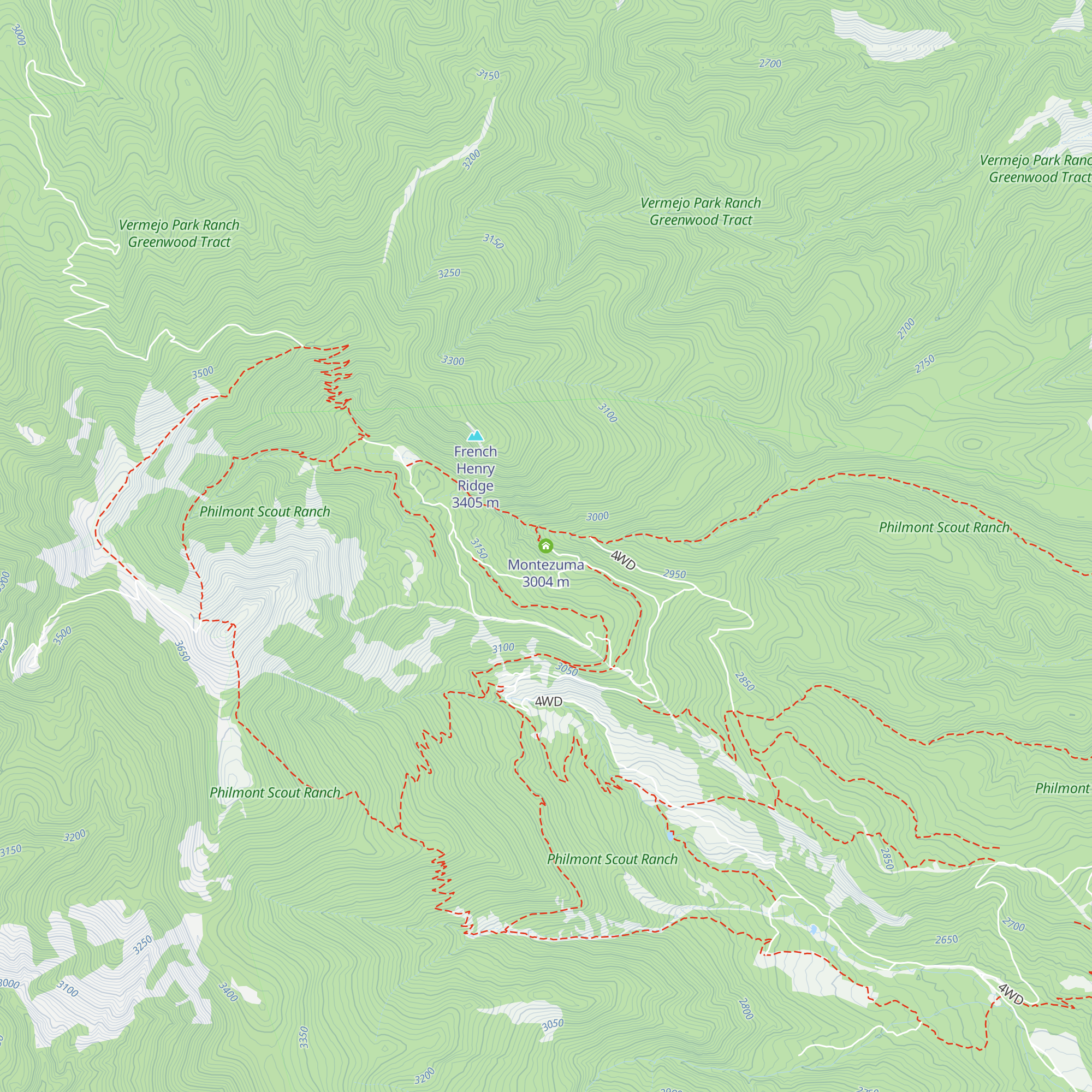 Montezuma map