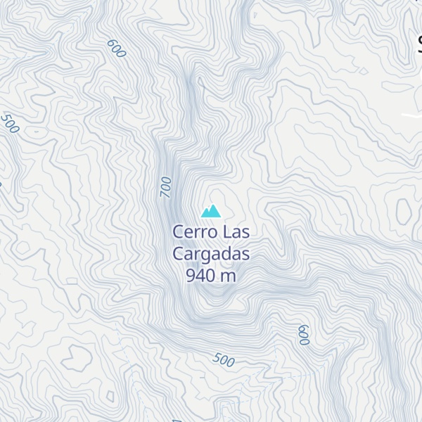 Map of Cerro Las Cargadas
