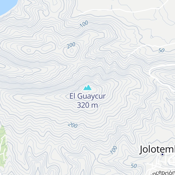 Map of El Guaycur