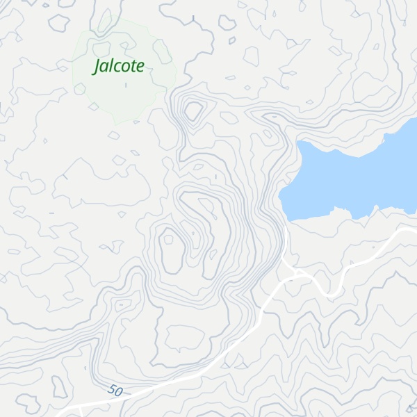 Map of Volcán Ceboruco