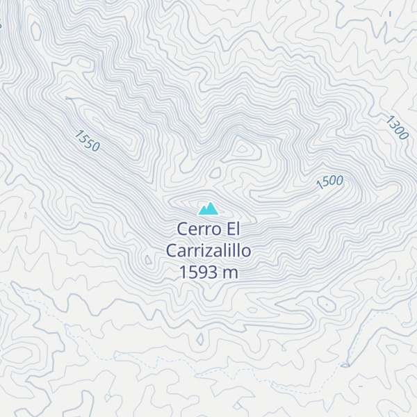 Map of Cerro El Carrizalillo