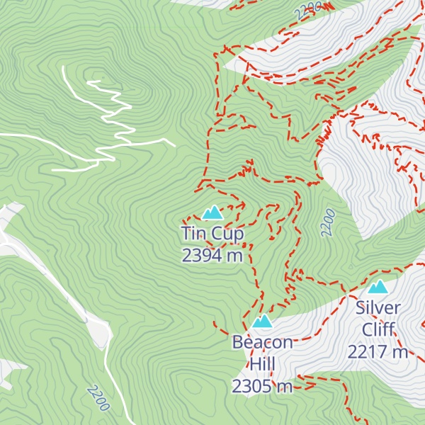 Map of Tin Cup