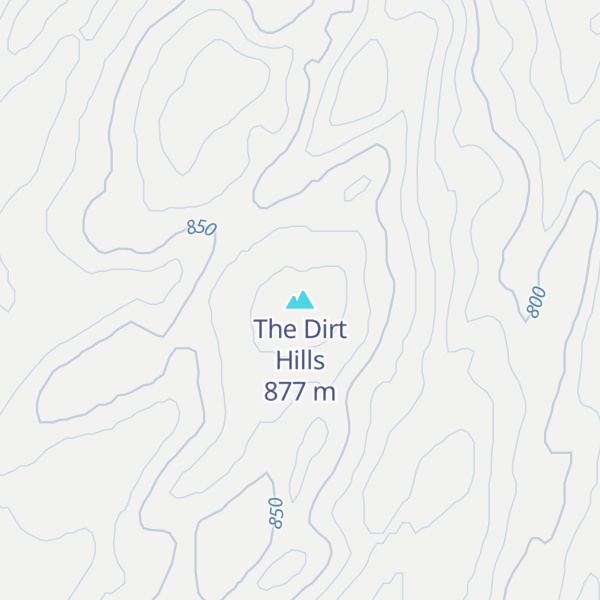 Map of The Dirt Hills
