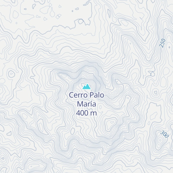 Map of Cerro Palo María