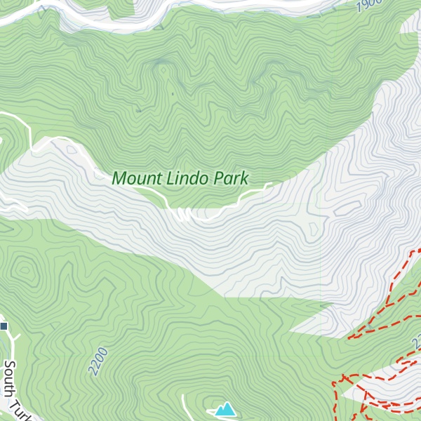 Map of Mount Lindo