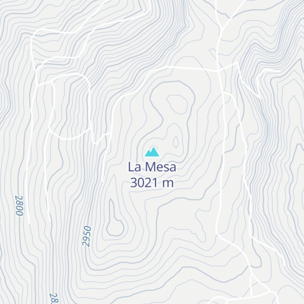 Map of La Mesa
