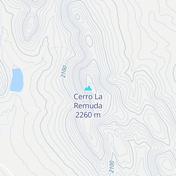 Map of Cerro La Remuda