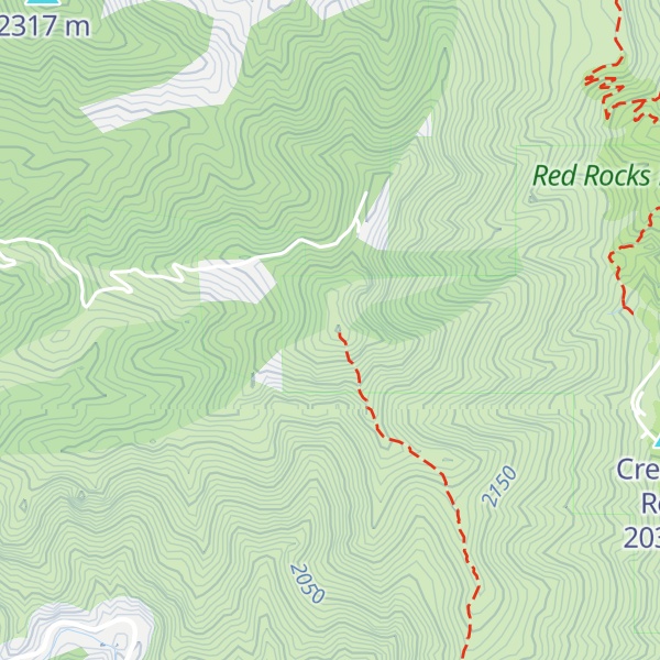 Map of Mount Morrison