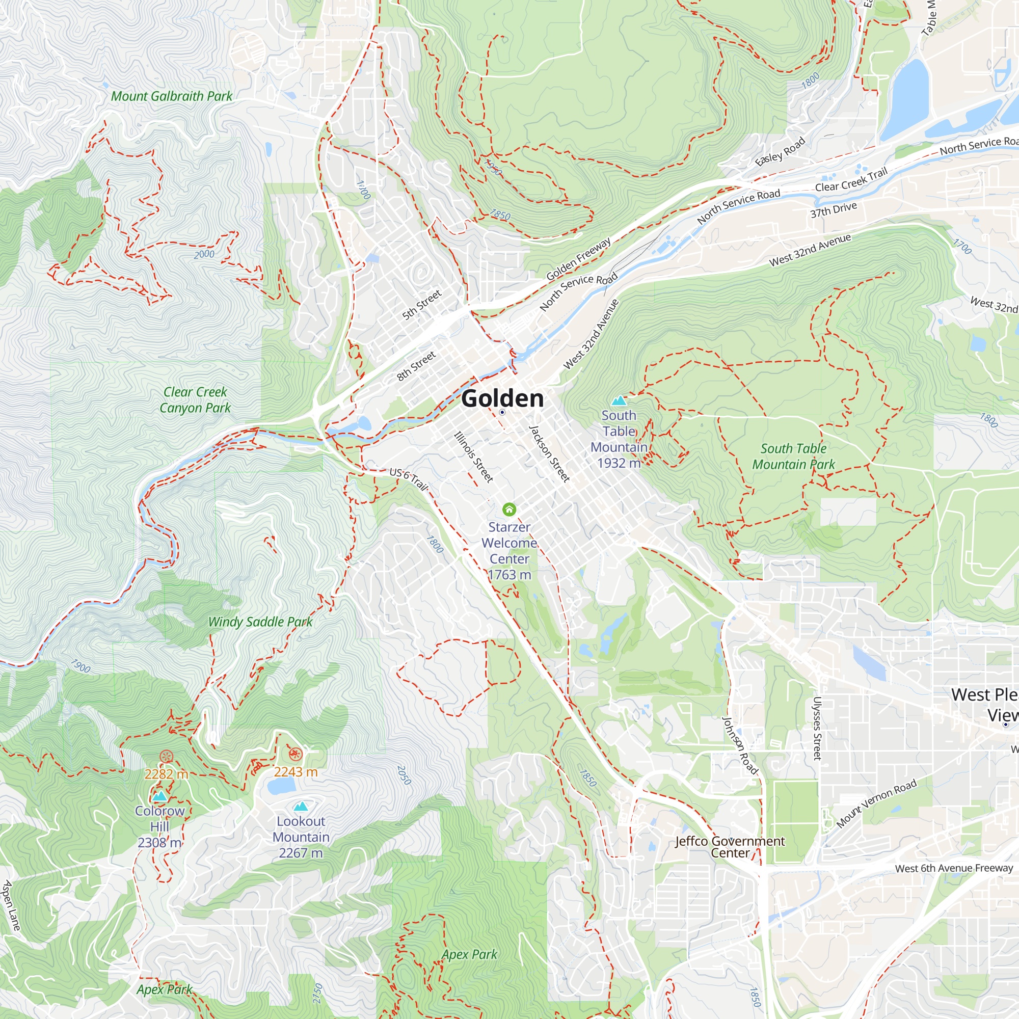 Starzer Welcome Center map